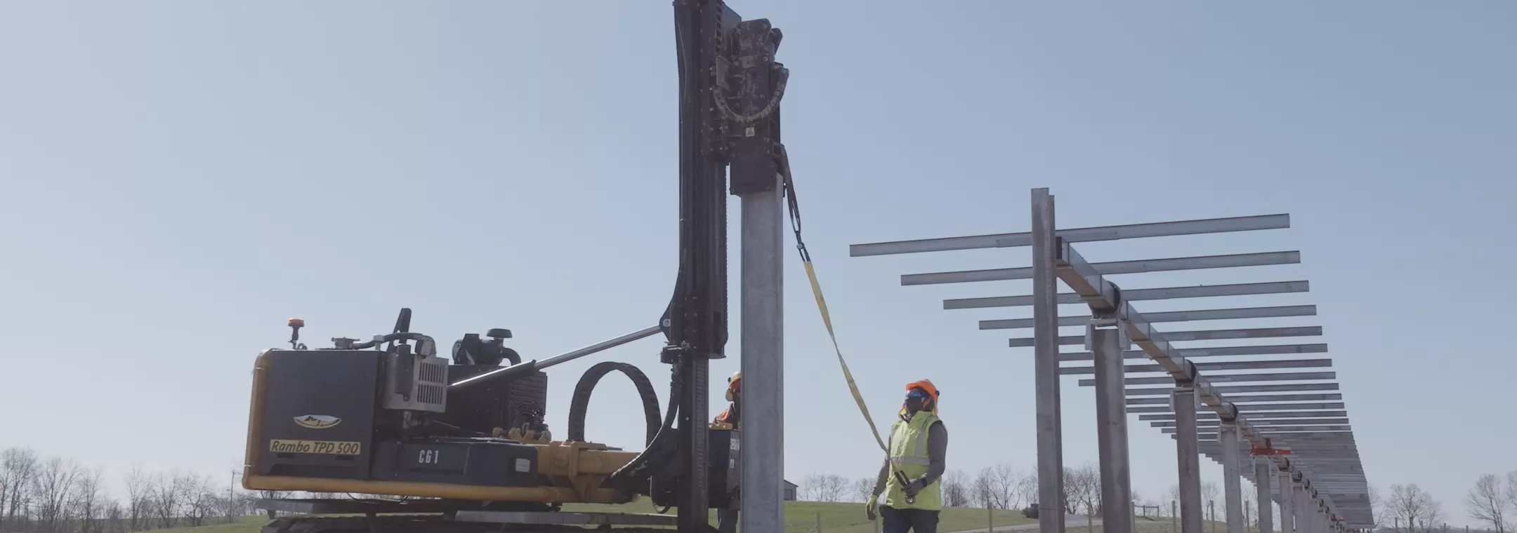 Constructing Great Cove – Pile driving at Great Cove II.png