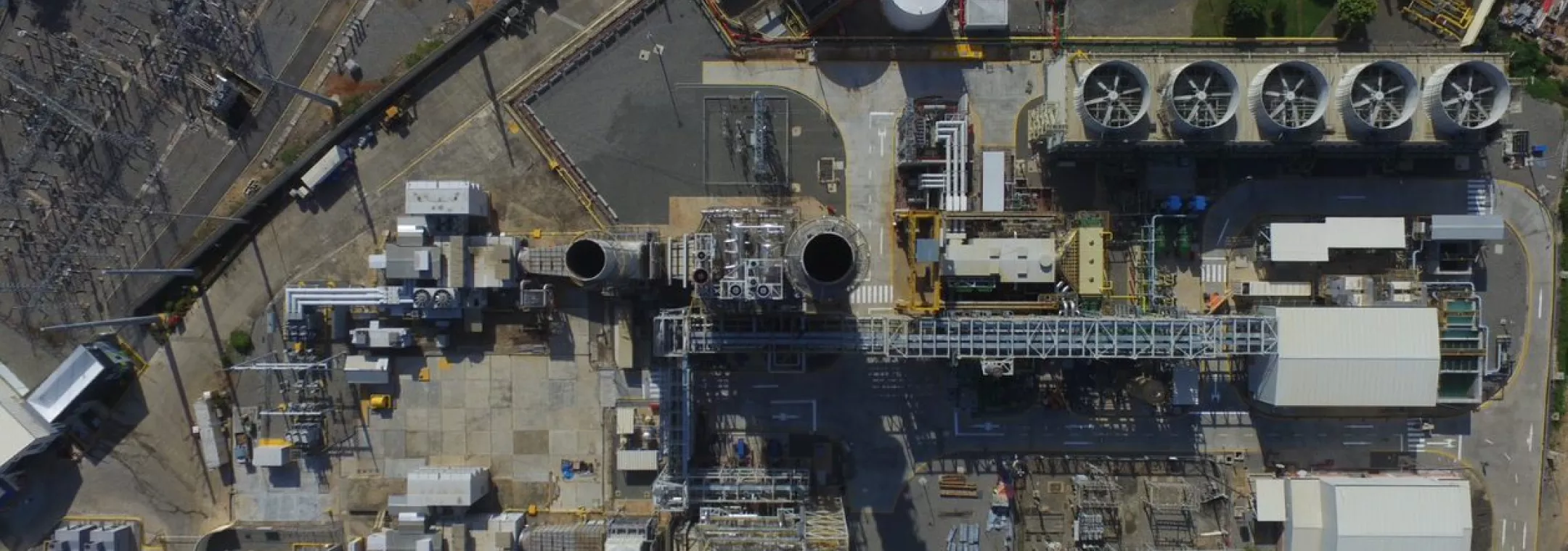 tech - direct overhead view of factory dominicana