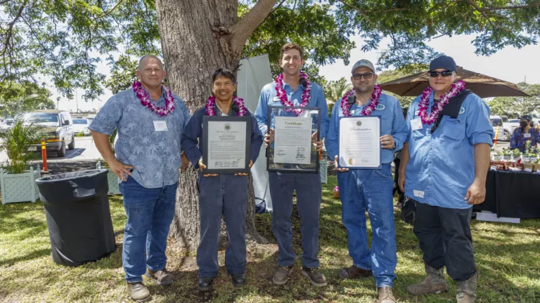 Hawaii Team at Plant