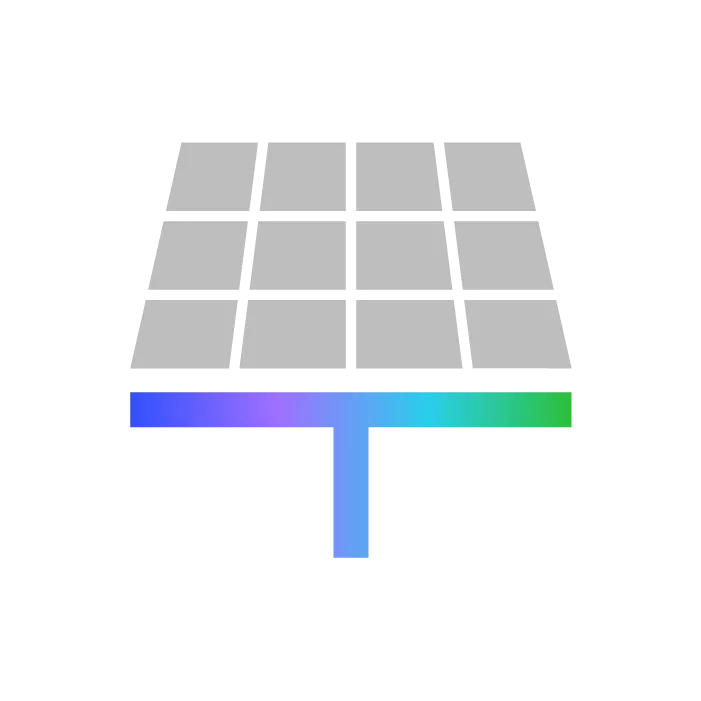 Solar panel icon