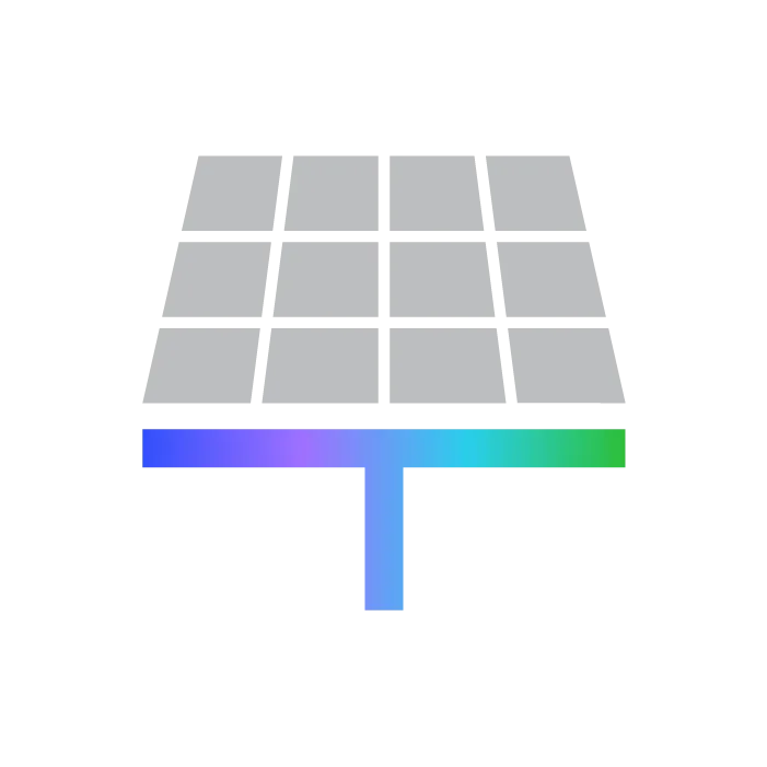 Solar panel icon