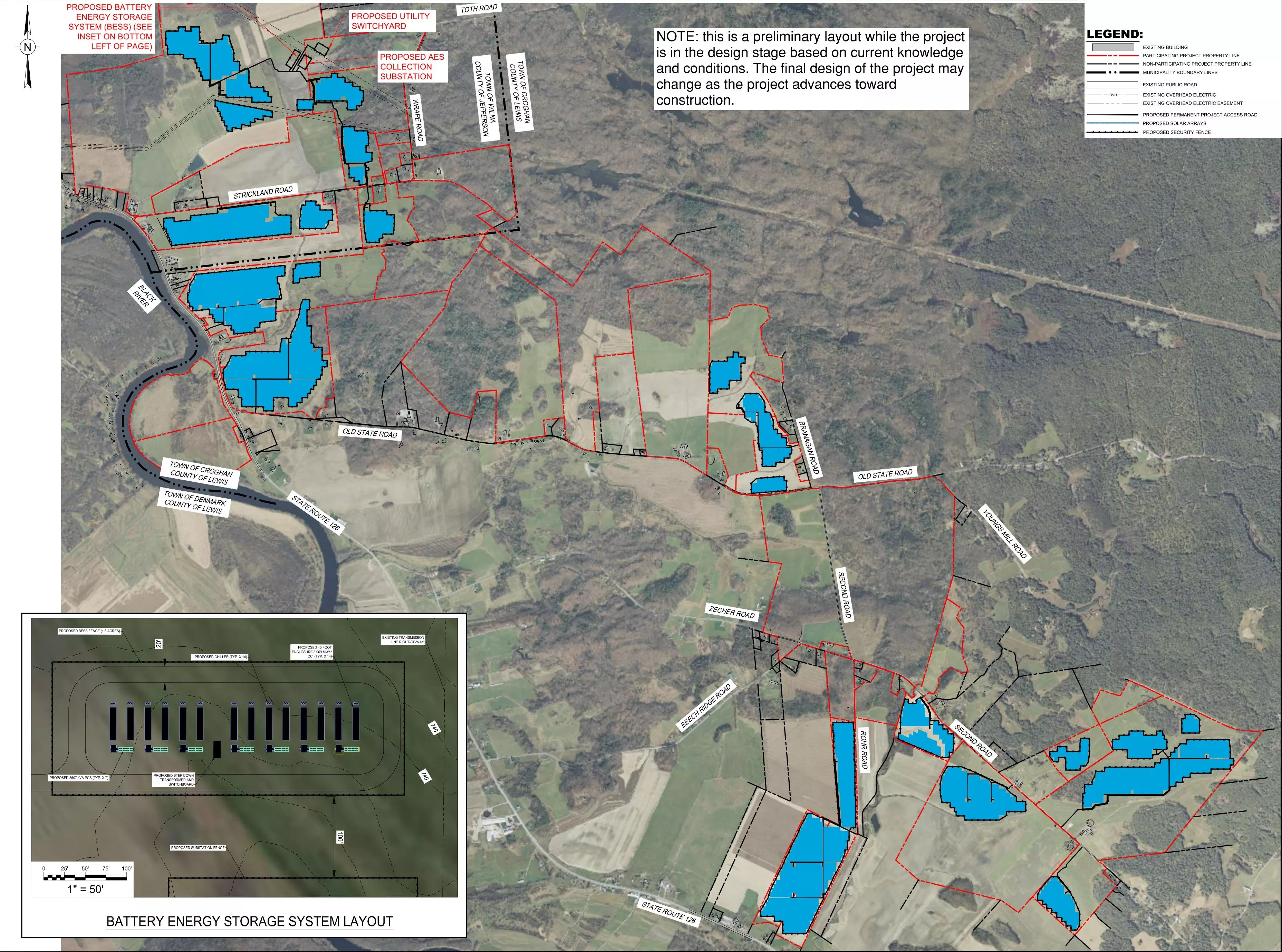 Sugar Maple Solar Project Map (September 2024)